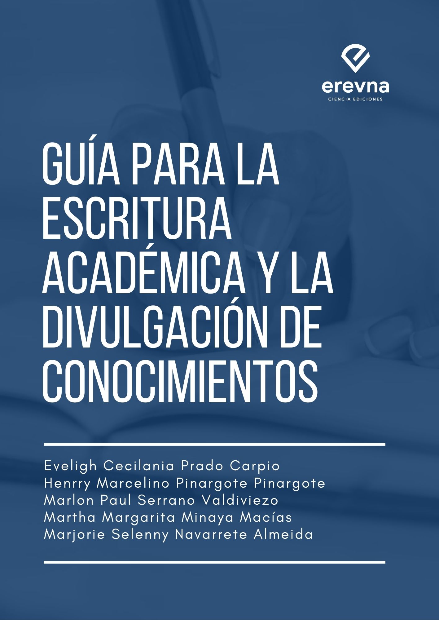 portada de la revista de fondo azul y letras blancas